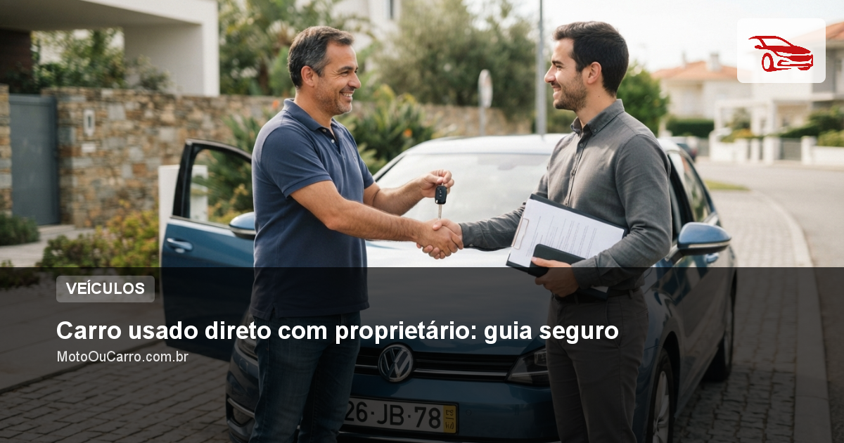 Carro usado direto com proprietário: guia seguro