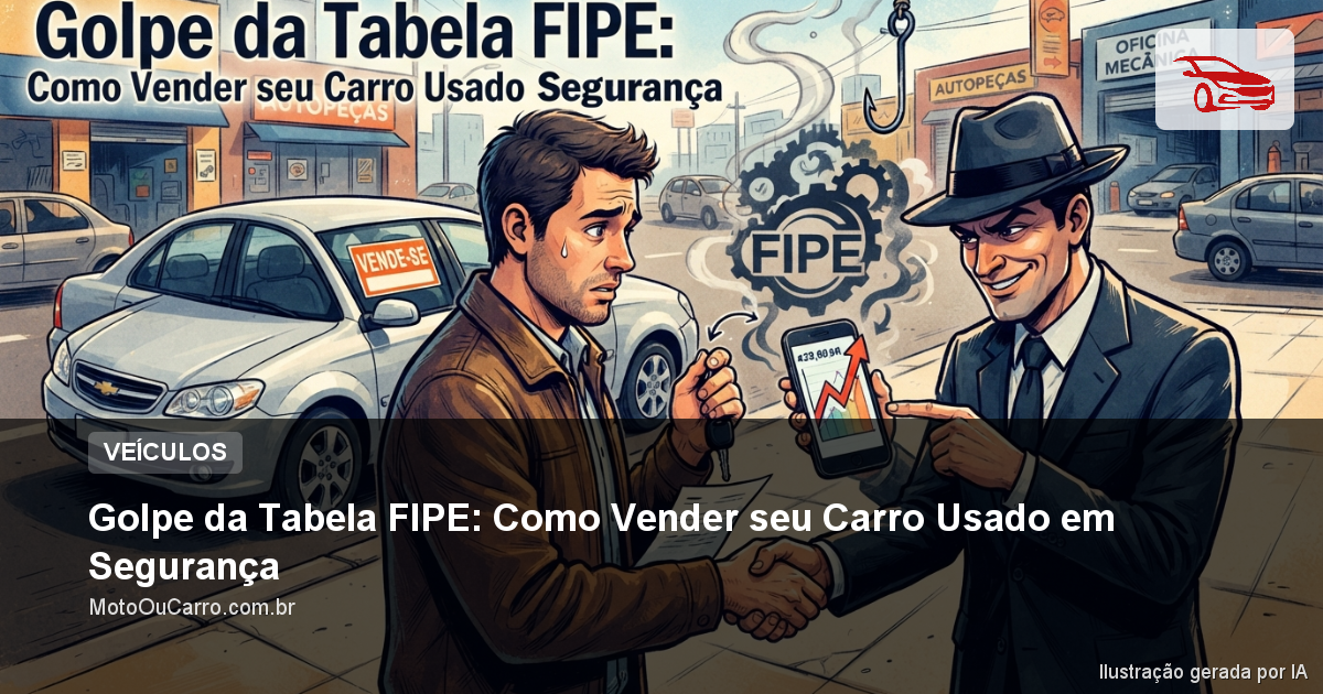 Golpe da Tabela FIPE: Como Vender seu Carro Usado em Segurança