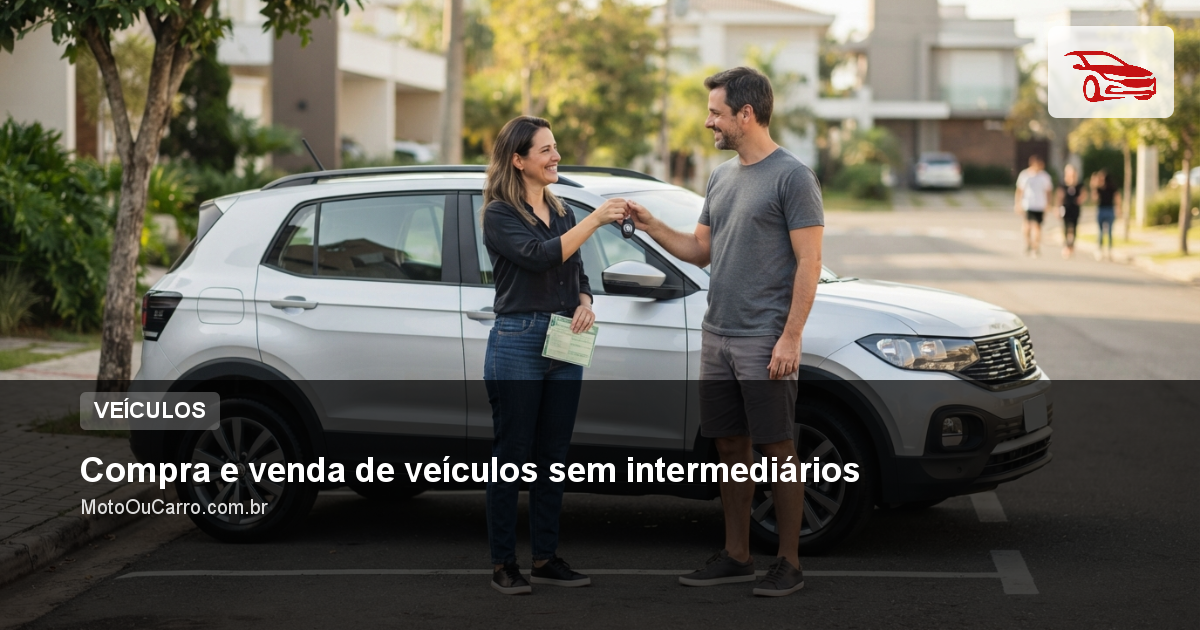 Compra e venda de veículos sem intermediários
