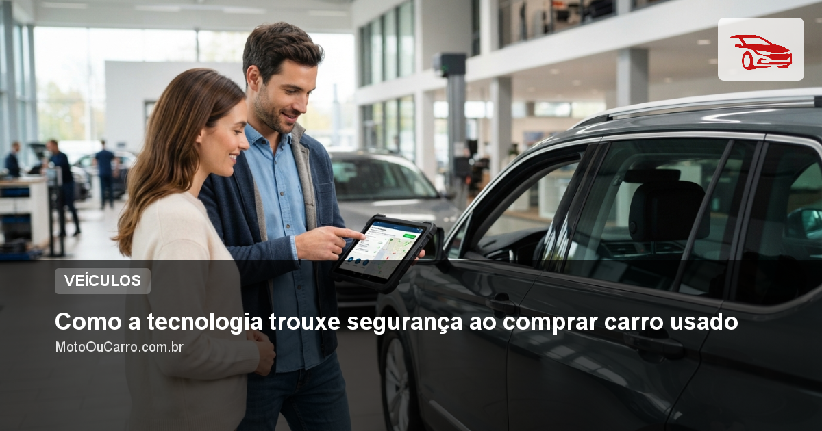 Como a tecnologia trouxe segurança ao comprar carro usado