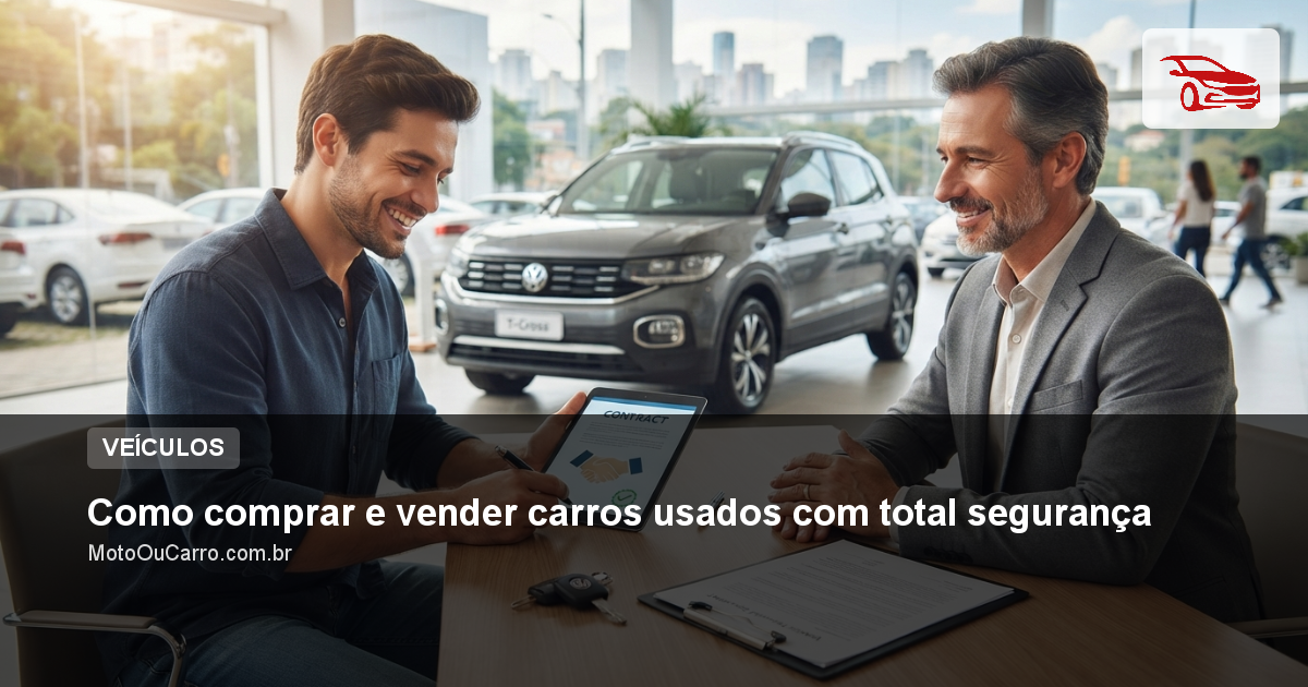 Como comprar e vender carros usados com total segurança