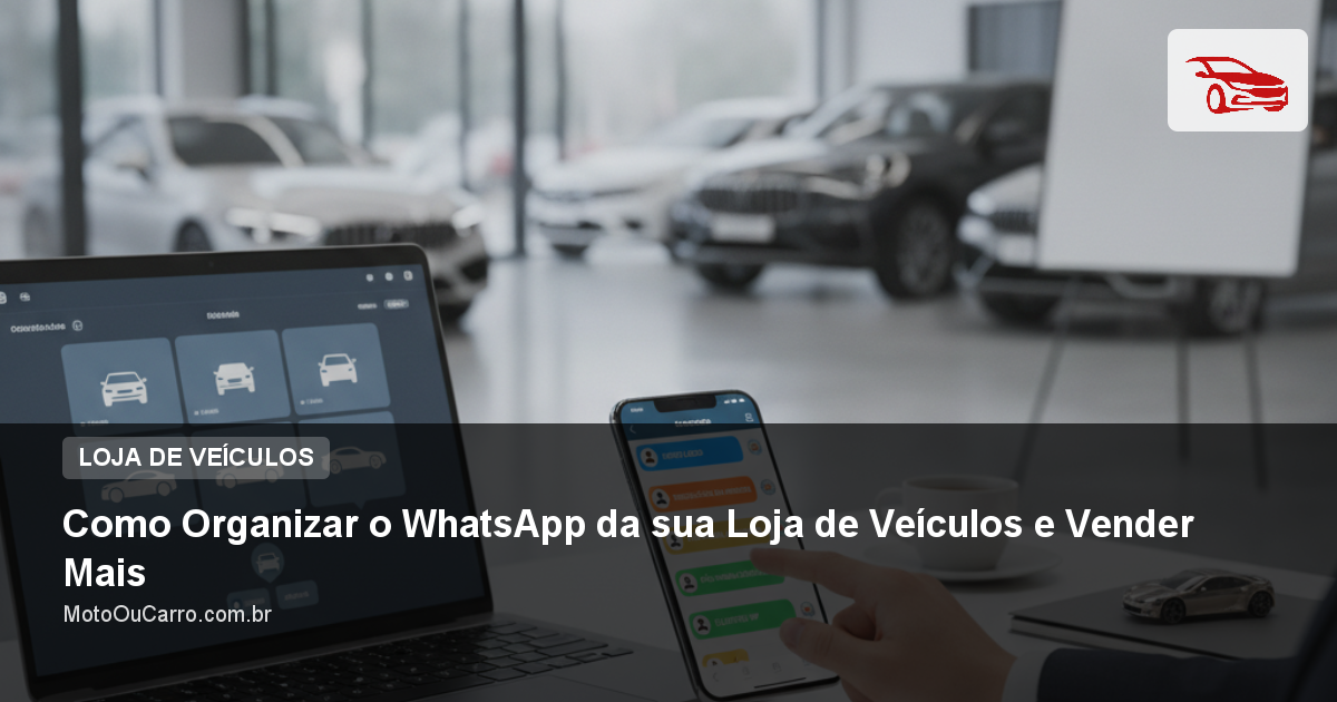 Como Organizar o WhatsApp da sua Loja de Veículos e Vender Mais