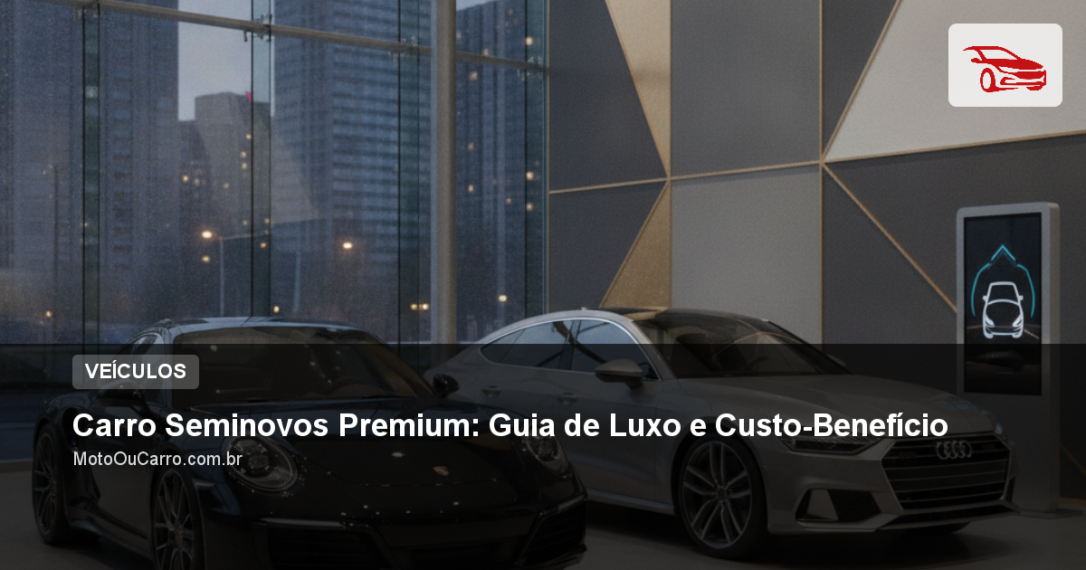 Carro Seminovos Premium: Guia de Luxo e Custo-Benefício