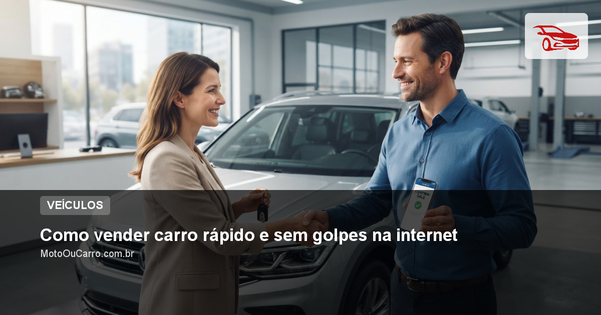 Como vender carro rápido e sem golpes na internet