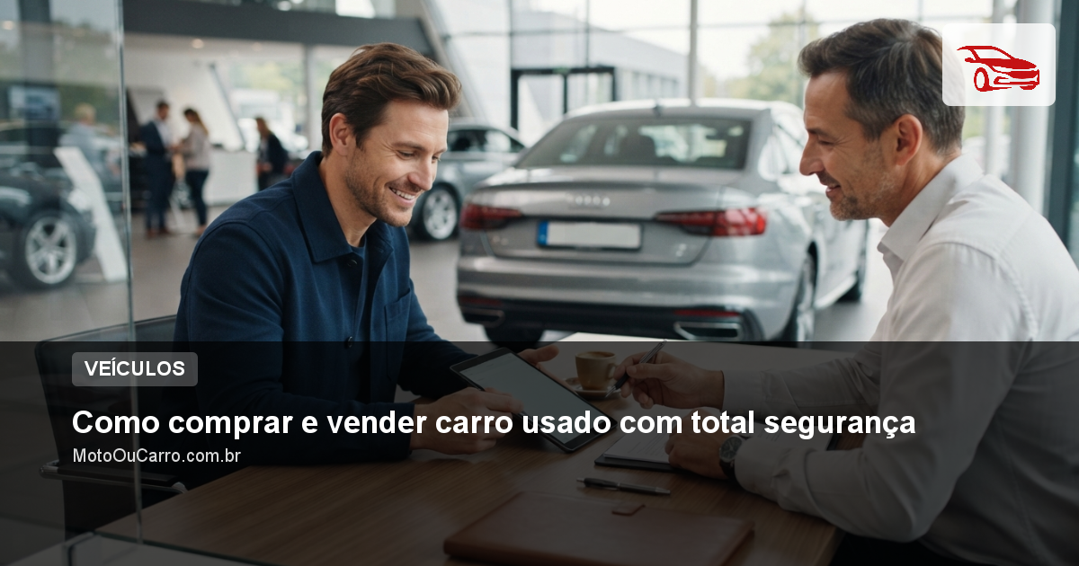 Como comprar e vender carro usado com total segurança